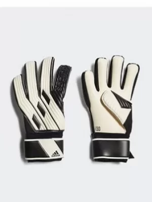 Image of adidas Tiro League Goalkeeper Gloves, White/Black, Size 8.5, Men