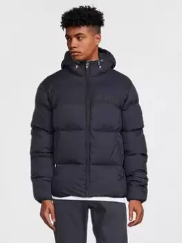 Image of Tommy Hilfiger High Loft Padded Jacket, Desert Sky Navy, Size S, Men