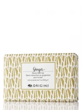 Image of Origins Ginger Savory Bath Bar 200g