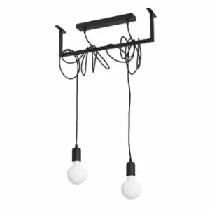 Image of Sollux Chandelier Salamanca 2 Black