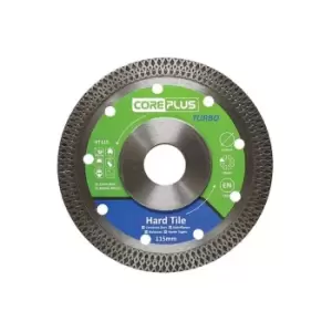 Image of CorePlus HT115 Hard Tile Turbo Diamond Blade 115mm
