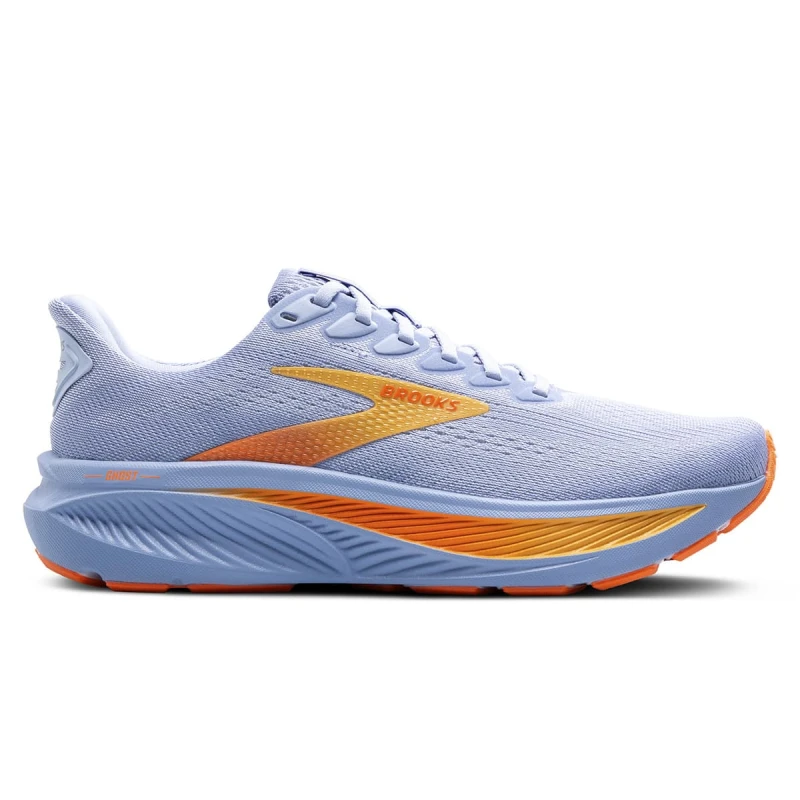 Image of Brooks Brooks Ghost 17 Womens Blue Heron/white/orange - Purple / Standard / 8