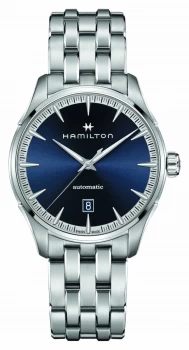 Image of Hamilton Jazzmaster Auto Stainless Steel Bracelet Blue Watch