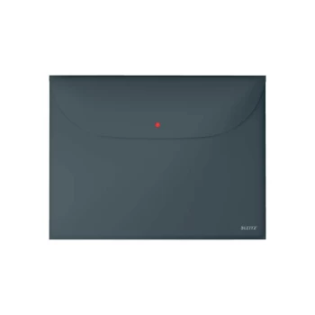 Image of Cosy Privacy Document Wallet with 2 Pockets A4, Velvet Grey - Outer Carton of 12