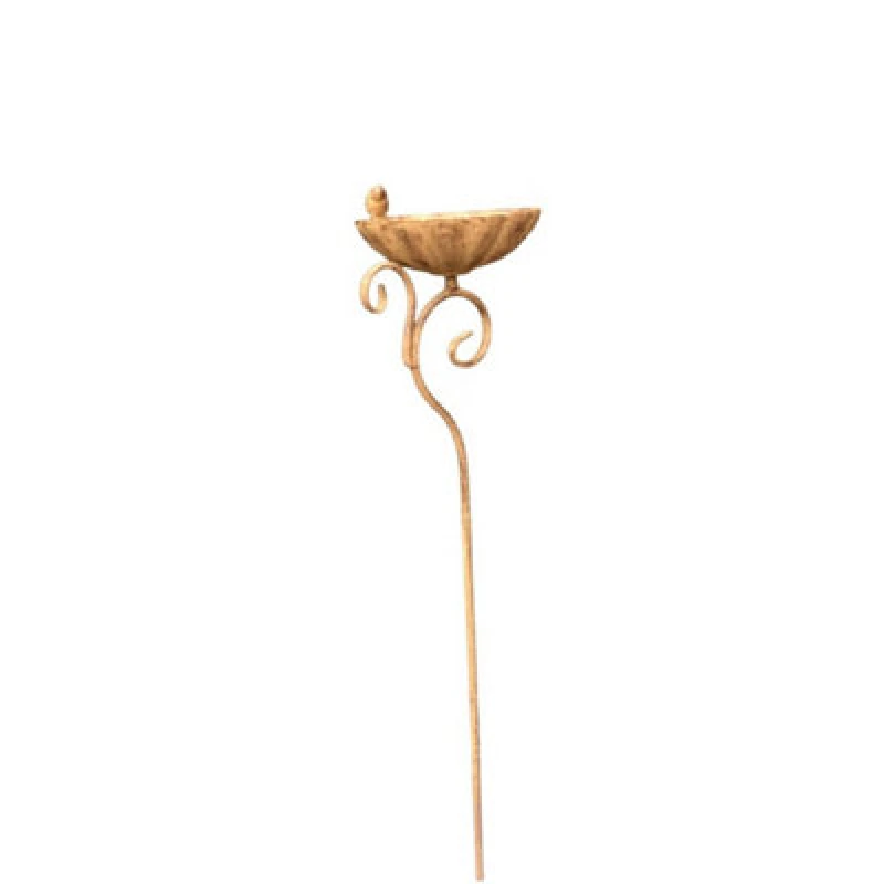 Image of Minster Bird Feeder Garden Stake - L18 X W13 X H66 Cm