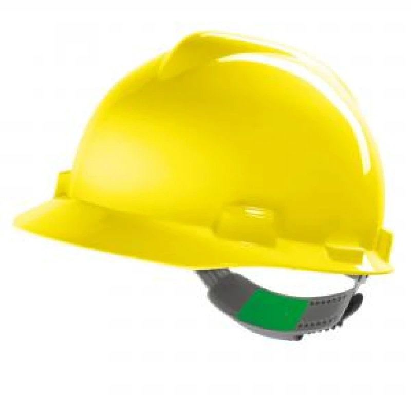 Image of MSA V - Gard Safety Helmet Yellow