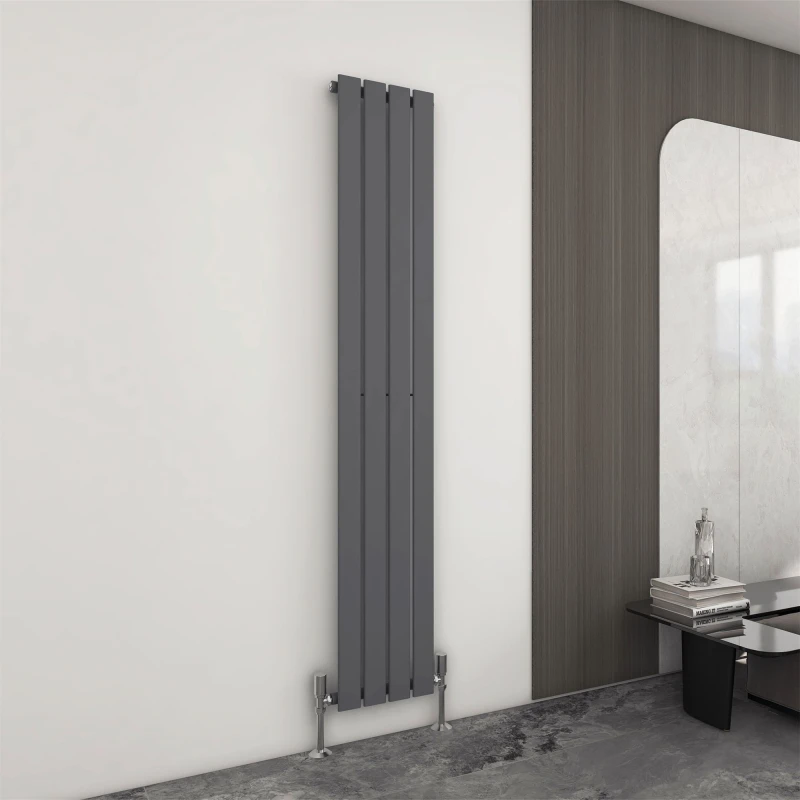 Image of MCC Direct Designer Flat Panel Single Radiator 1800x272 Anthracite Grey
