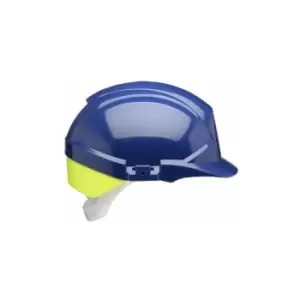 Image of Reflex safety helmet blue c/w yellow rear flash - Blue - Blue - Centurion