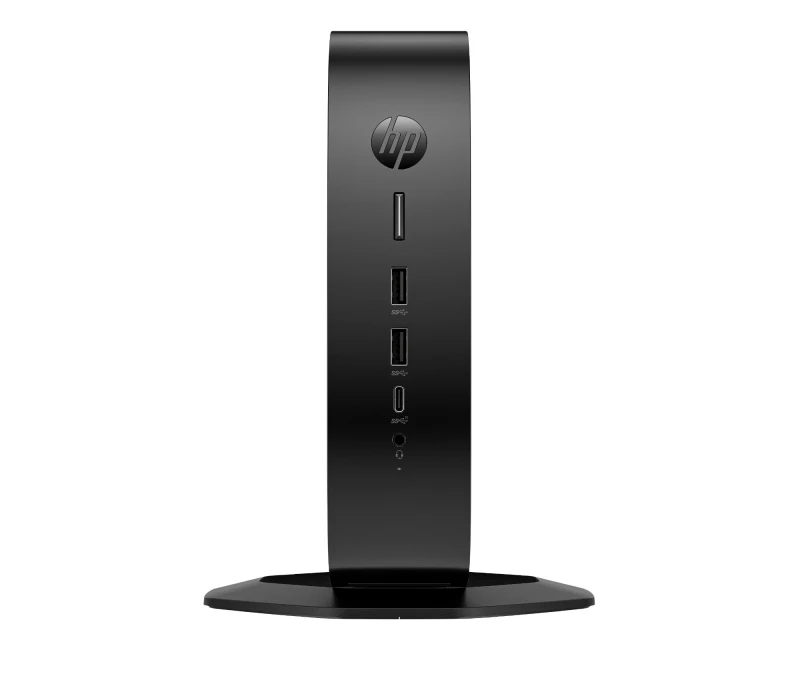 Image of HP Elite t755 Thin Client AMD Ryzen 8GB RAM 256GB SSD Windows 10 Workstation PC 5H0Y7EA Black