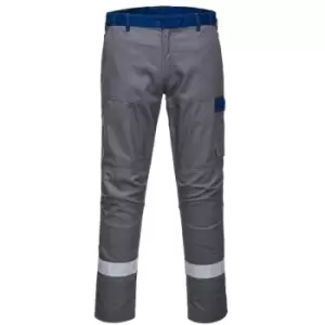 Image of FR06GRR46 - sz 46 Bizflame Ultra Two Tone Trouser - Grey Regular - Grey - Portwest