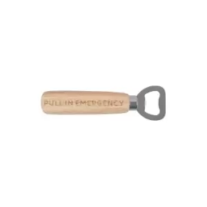 Image of Pull In Emergency Wooden Bottle Opener