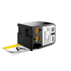 Image of Dymo 1868714 Black on White Label Tape 51mm x 102mm