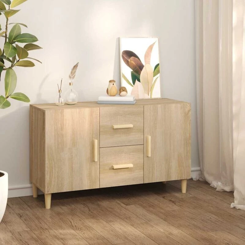 Image of VIDAXL Sideboard Sonoma Oak 100x36x60cm Engineered Wood Vidaxl 8720286972779