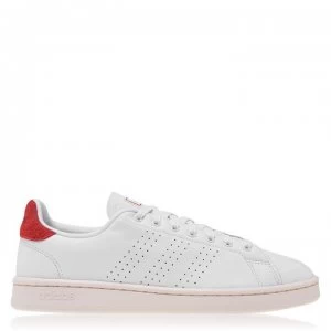 Image of adidas Advantage Mens Sneakers - White/Wht/Red