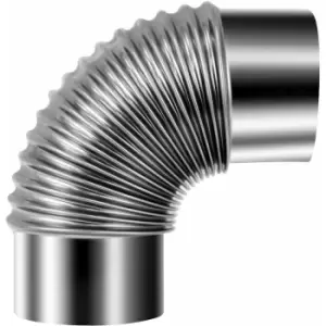Image of Sealey - IREX3 Stainless Steel Exhaust/Flue 90 Bend for IR13/IR16 100mm