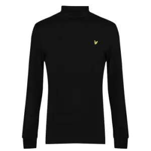Image of Lyle and Scott Roll Neck Long Sleeve Jumper Mens - Black