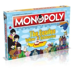 Image of The Beatles Yellow Submarine Monopoly Board Game
