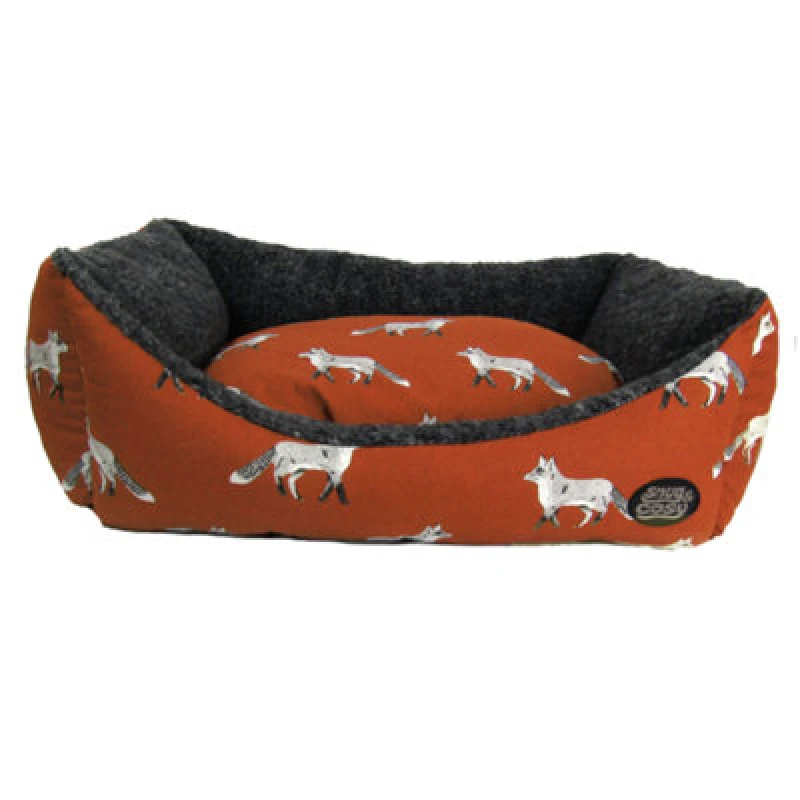 Image of Snug & Cosy Pets Snug And Cosy Fox Rectangle Bed 25"