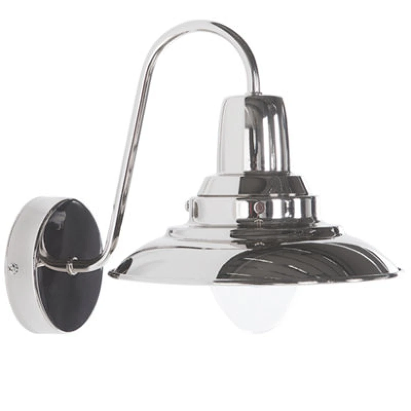 Image of Beliani Wall Lamp Luza Metal Silver