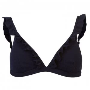 Image of SoulCal Frill Bikini Top Ladies - Navy