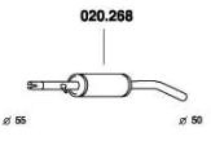 Image of PEDOL 020.268 Middle Silencer Middle Silencer (3436)