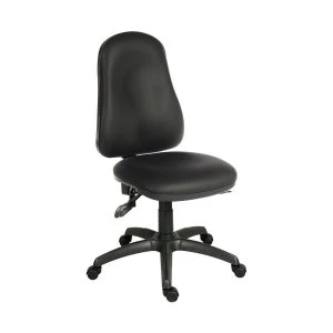 Image of Teknik Office Ergonomic Comfort Faux Leather Computer Chair, Black