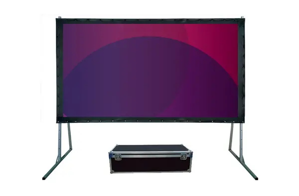 Image of Sapphire 94" SFFS244FR-WSF-FABRIC Rapidfold Front Projection Projector Screen