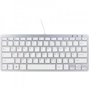 Image of R-GO Tools RGOECQZW USB Keyboard German, QWERTZ, Windows White