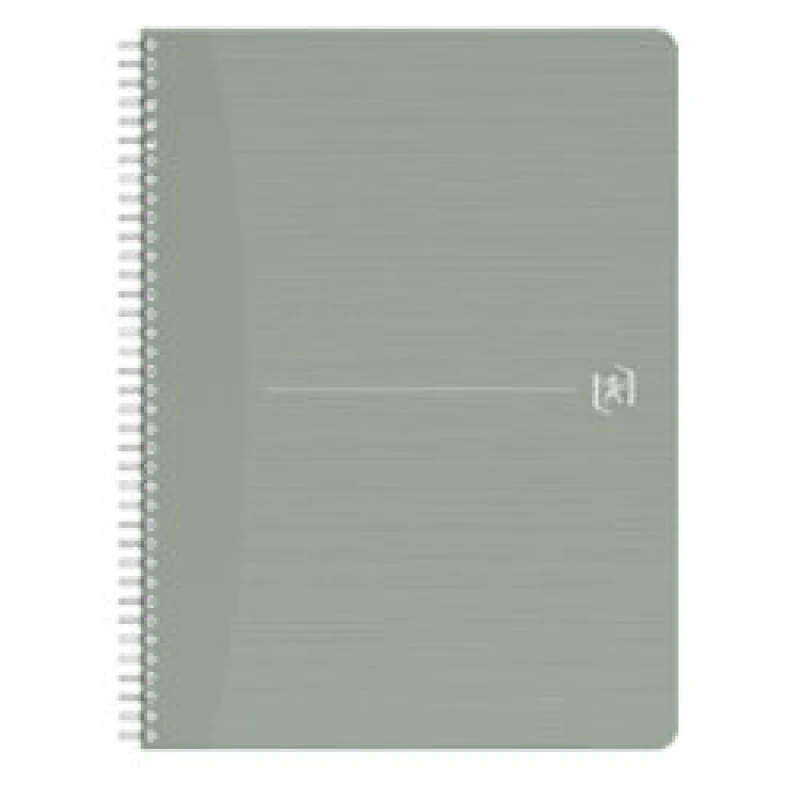 Image of Elba Office Wirebound Notebook My Rec Up A4 Ruled 180 Pages Green...