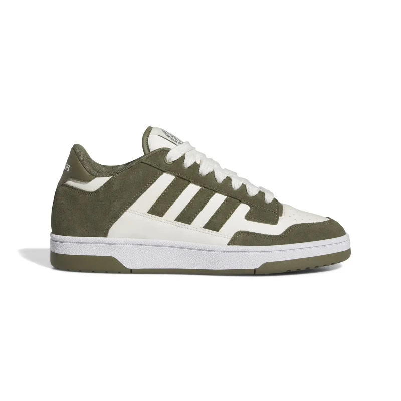 Image of adidas Rapid Court Low-Top Trainers Mens Olive/White male 9 (43.3)