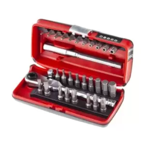 Image of Facom Driver Bit Set 31 Pieces, Hexagon, Phillips, Pozidriv, Slotted, Torx