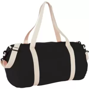 Image of Bullet The Cotton Barrel Duffel (Pack Of 2) (45 x 25 x 25cm) (Solid Black)