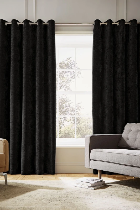 Image of JD Williams Hyperion Selene Thermal Eyelet Curtains Rich Teal 168 x 229cm BR74607