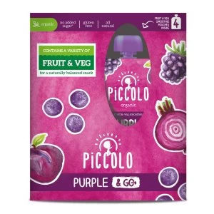 Image of Piccolo Organic Purple & Go Smoothie Multipack 6m+