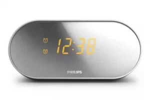 Image of Clock Radio with Mirror Finish Display