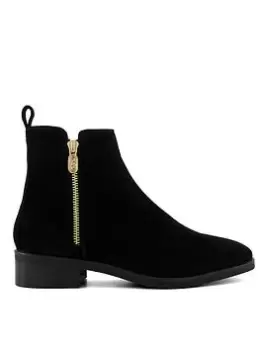 Image of Dune London Dune London Progress Ankle Boots, Black, Size 8, Women