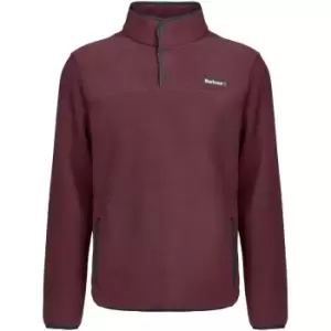 Image of Barbour Mens Latrigg Fleece Jumper Truffle Large
