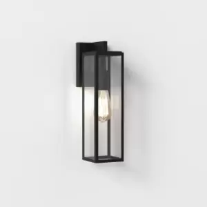Image of Harvard Outdoor Wall Box Lantern Light Textured Black