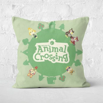 Image of Animal Crossing Square Cushion - 60x60cm - Soft Touch