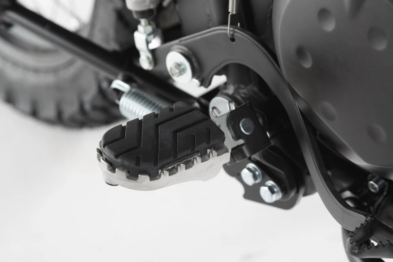 Image of SW-Motech ION footrest kit - Kawasaki KLR 650 (01-18)., black-silver