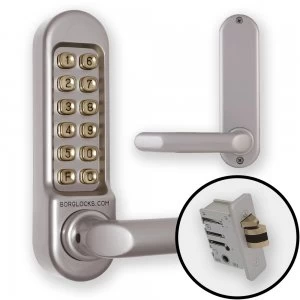 Image of Borg 5002 Combination Lock DDA Handles + Narrow Latch
