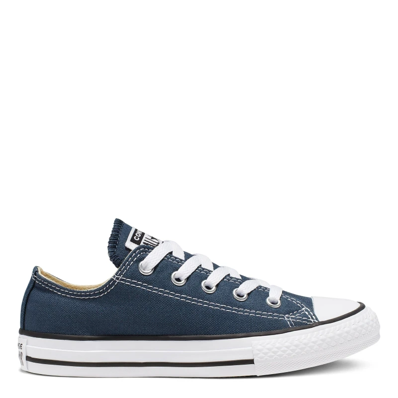 Image of Converse navy all star lo Junior trainers Navy UK 2.5 (EU 35)