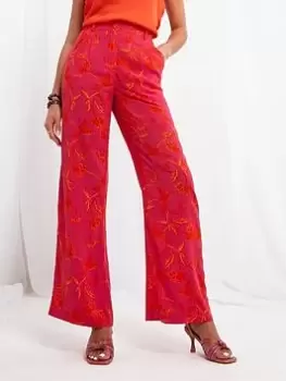 Image of Joe Browns Joe Browns Sunset Vibes Trousers Pink, Size 6, Women