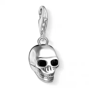 Image of Thomas Sabo Charm Club Sterling Silver Small Skull Charm