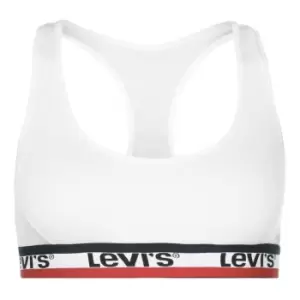 Image of Levis Logo Bralette - White