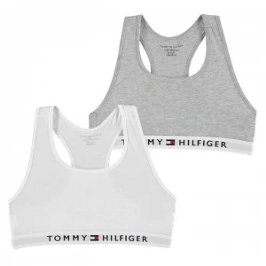 Image of Tommy Hilfiger Tommy 2 Pack Original Bras - Grey/White 0UB