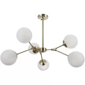 Image of Netlighting Annes Modern 6 Light Globe Ceiling Light, E14 - ITLPND-56980-6B