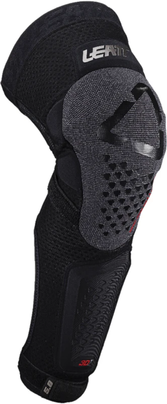 Image of Leatt 3DF 5.0 Evo EXT Knee Guards, black, Size M for Men