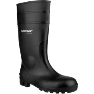 Image of Dunlop FS1600 142PP Unisex Safety Wellington Boots (45 EUR) (Black) - Black