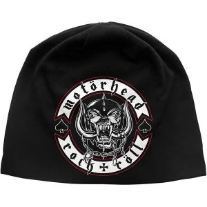 Image of Motorhead - Biker Badge Unisex Beanie Hat - Black